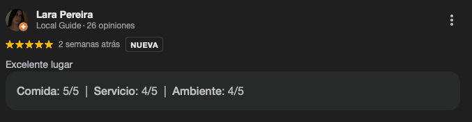 Recomendación de cliente