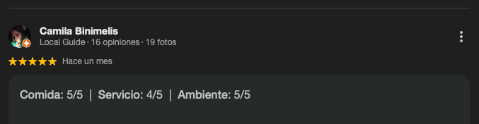 Recomendación de cliente