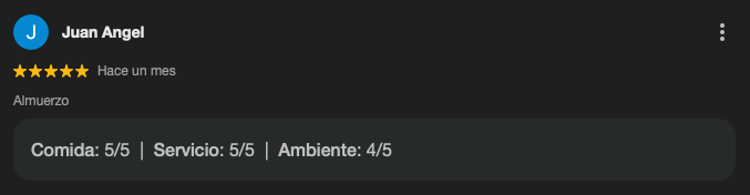 Recomendación de cliente
